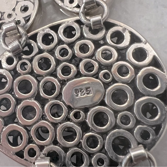 Sterling Silver Engraved Toggle Clasp Bracelet - Picture 13 of 13